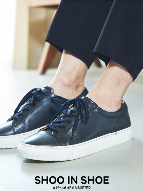 SHOO IN SHOE】究極のベーシック オールレザースニーカー