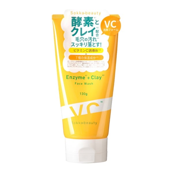 VC 酵素洗顔フォーム 130g ソッコービューティー Sokko beauty