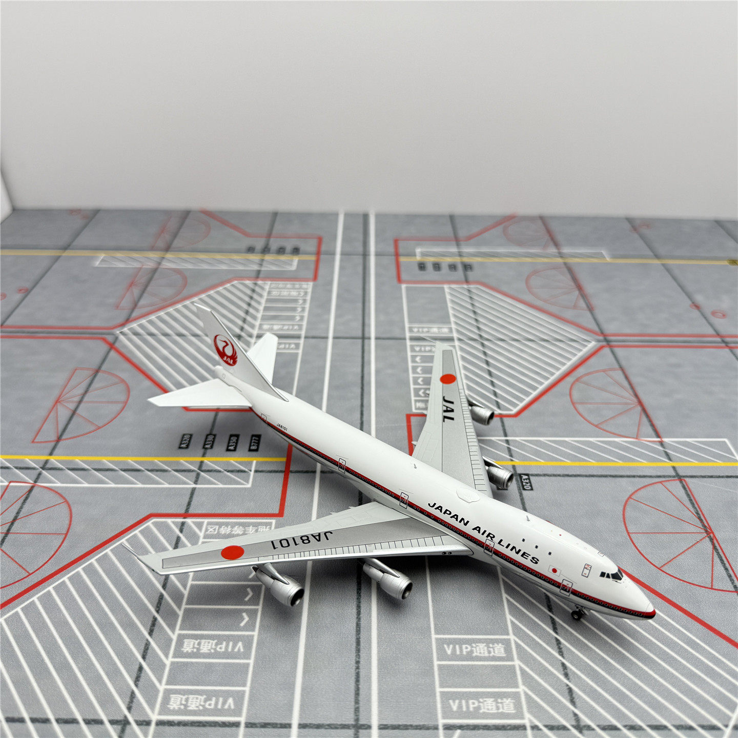 HX Models 1/400 JAL Aviation B747-100 JA8101 Alloy Aircraft Model