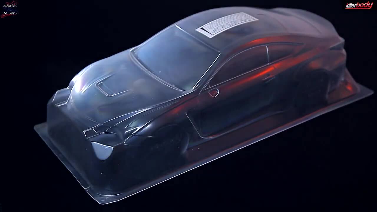 Killerbody-完全なボディキット,1:10 rc,lexus rcfボディに適してい