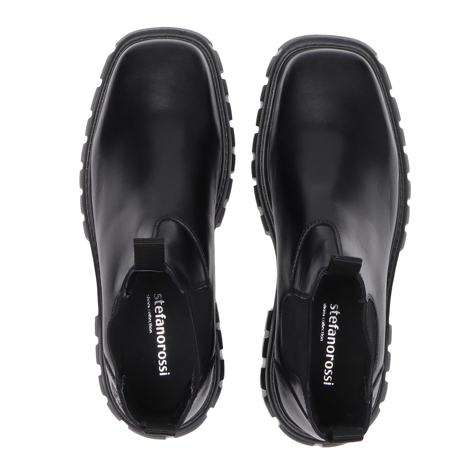 STEFANO ROSSI】 ステファノロッシ SQUARE SIDE GORE サイドゴア