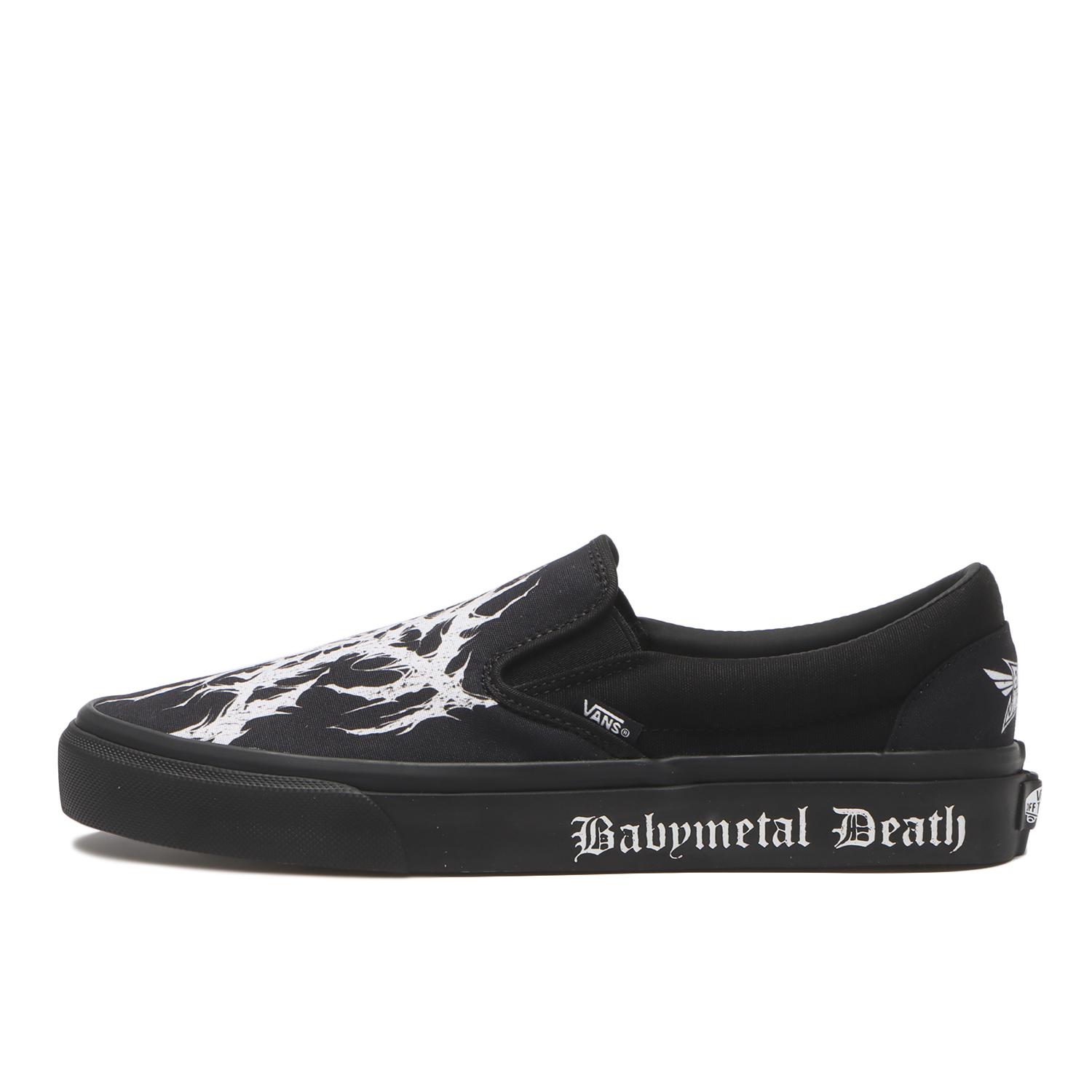 VANS】 ヴァンズ SLIP ON スリッポン V98CF BABYMETAL BLACK/WHITE