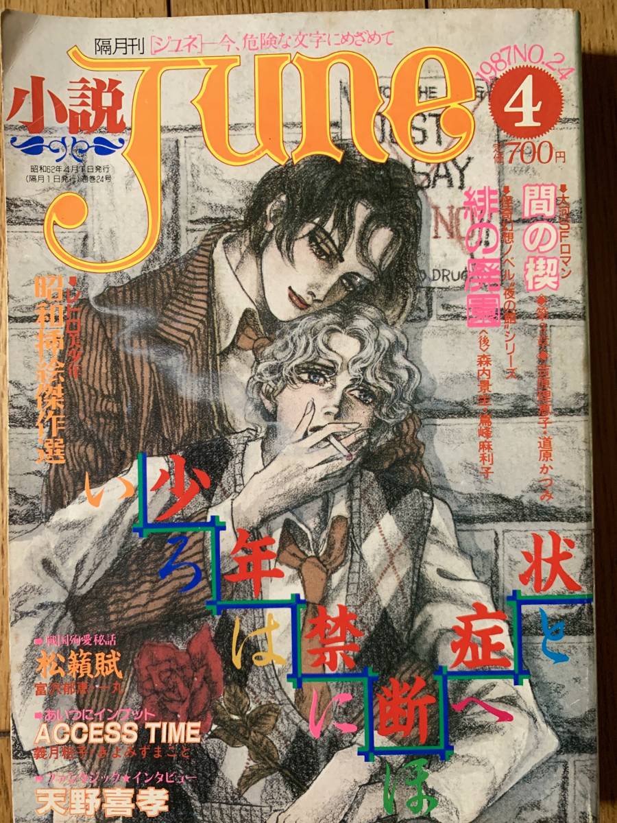 小説JUNE 1987年4月号 ○東京グランギニョル「ワルプルギス」収録