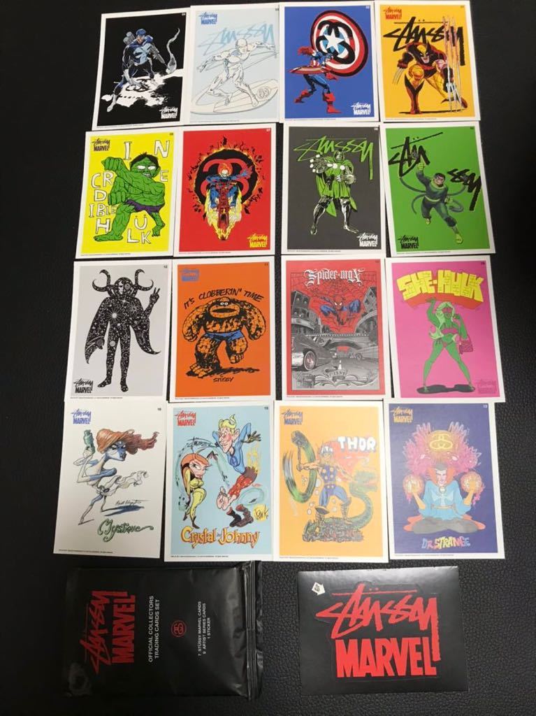 STUSSY marvel コラボトレカ