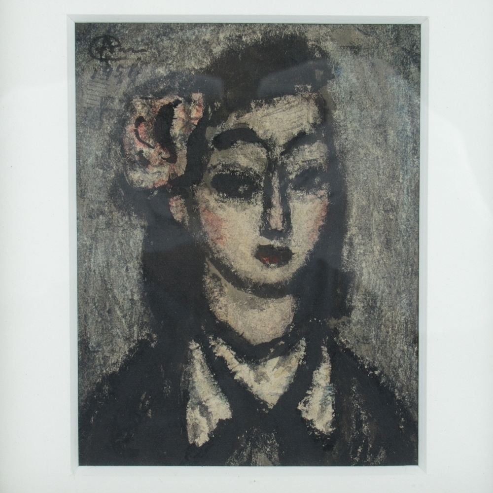 安藤義茂 の希少な刀画 ／ルオーのような深い精神性／マティス