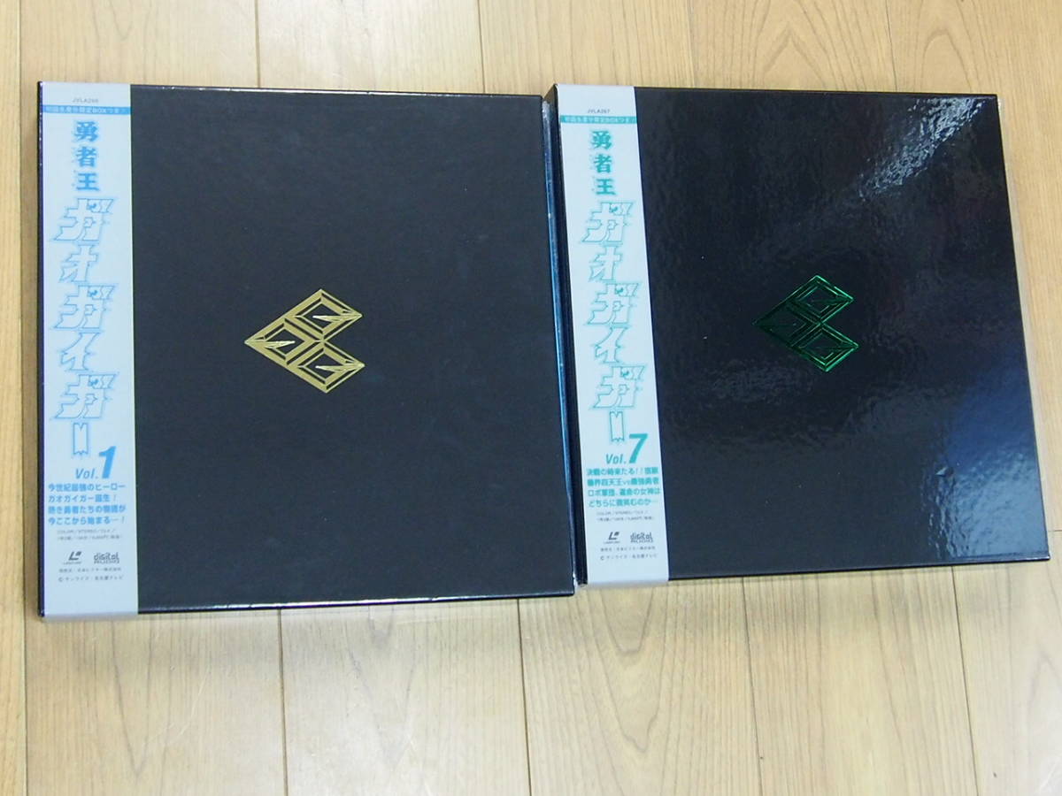 LD/レーザーディスク 勇者王ガオガイガー 全12巻 BOX 動作未確認の落札