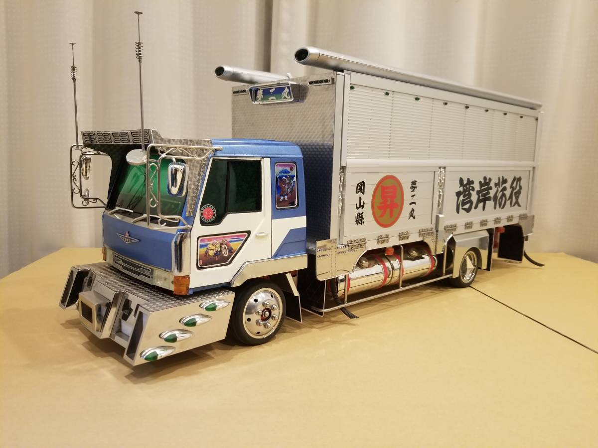 2トン ムネトラ キャンター 1/14 デコトラ 制作途中 架装要望可 制作