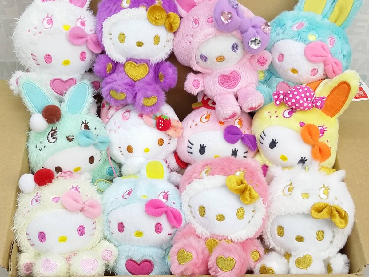 激レア☆イチゴ柄キャミソールキティ ピンク ぬいぐるみ 2002年 非売品