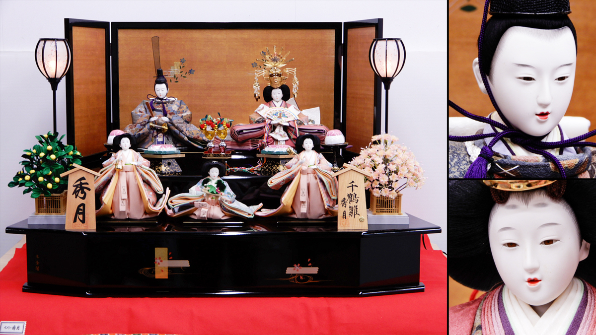 まこちゃん 雛人形 秀月 箱付き 本日発送可能 まこちゃん様専用 雛人形