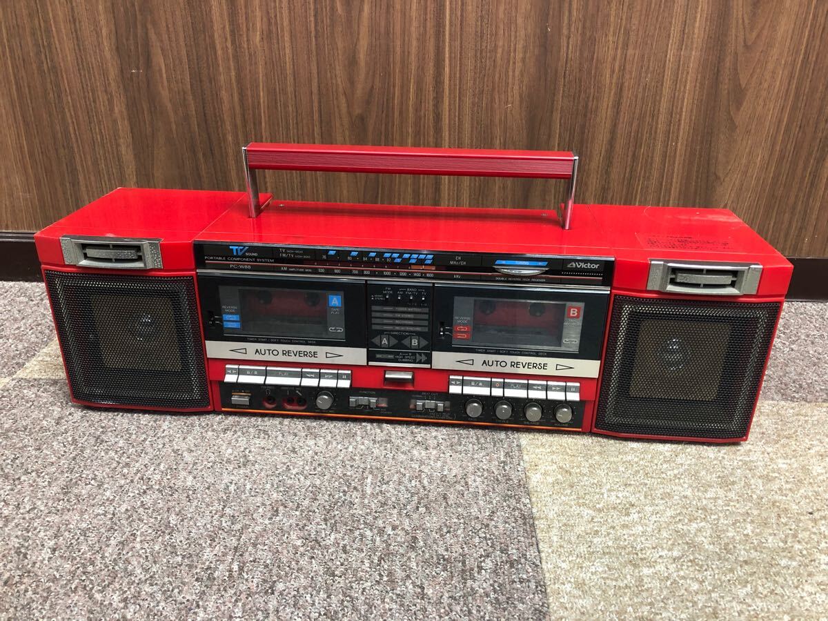 昭和レトロ】ナショナル TV ラジオ カセットレコーダー TR-512F 【公式