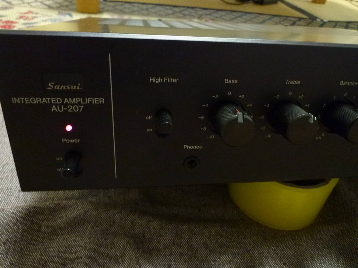 希少 Sansui/サンスイ 山水 プリメインアンプ AU-207ジャンク 希少