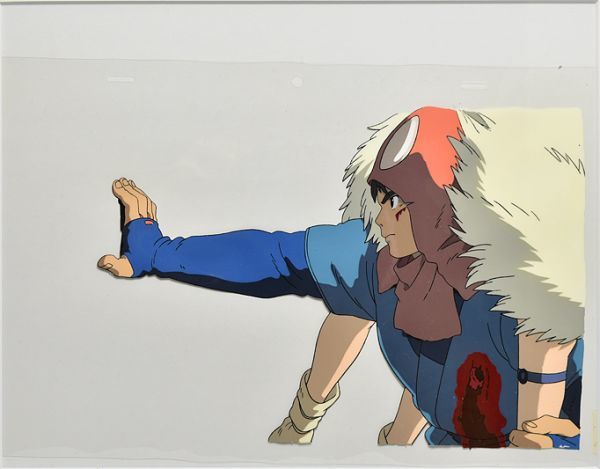 もののけ姫 セル画 原画 アシタカ 額装 （2） 】 スタジオジブリ 宮崎