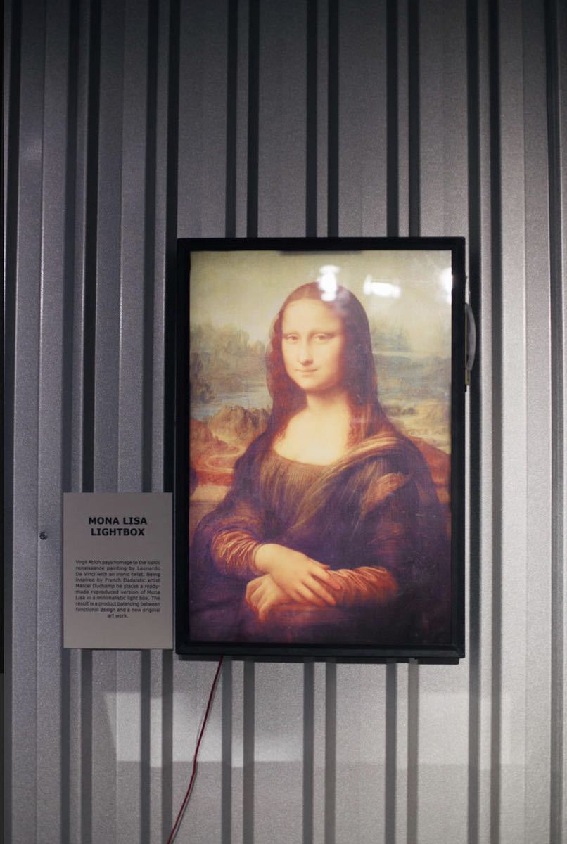 ヴァージルアブローIKEAマルケラッドモナリザ バックライト付アート
