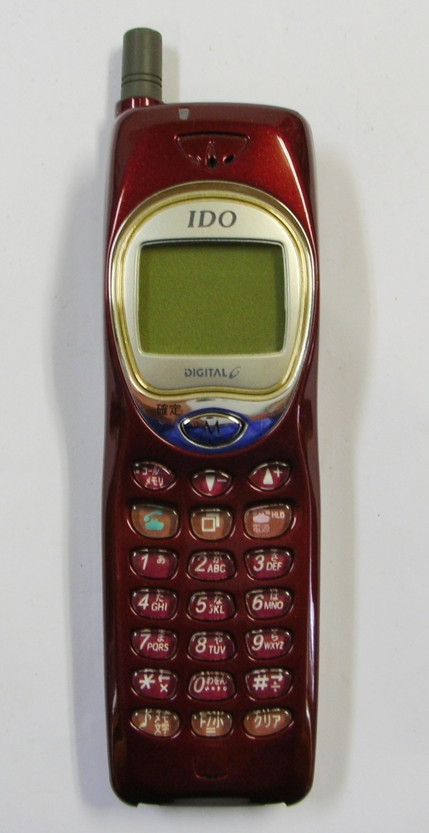 ☆IDO デジタルミニモ 528G デンソー 日本移動通信 ガラケー 携帯電話