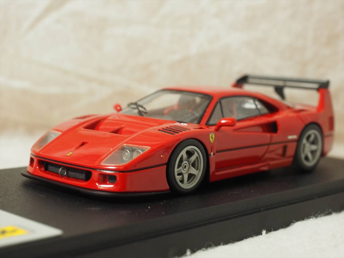 FERRARI F40 GTE Street 1995 Red Make up EIDOLON 1/43 EM121Aの落札
