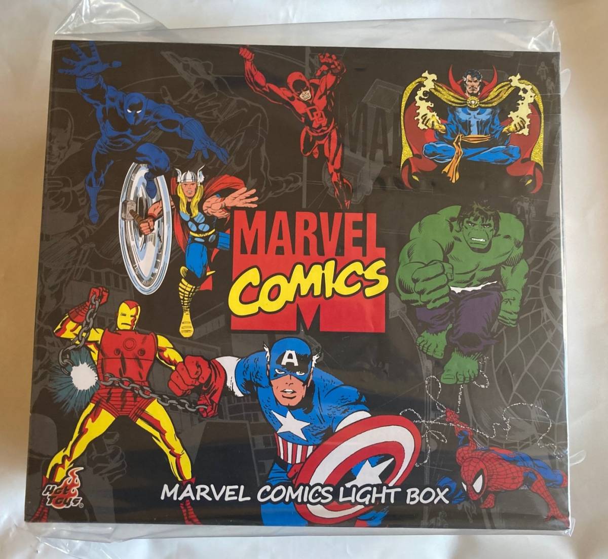 格安，限定セール ホットトイズ マーベル(MARVEL) BIGロゴライトBOX