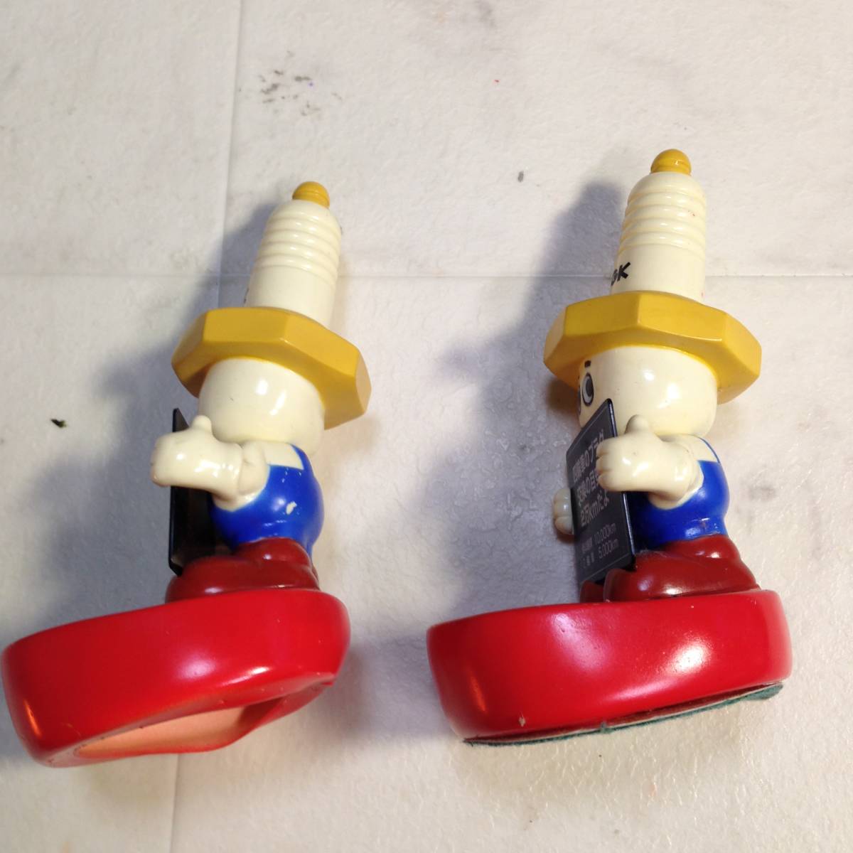 レア NGK プラグ 坊や ソフビ人形 キャラクター マスコット スパーキー