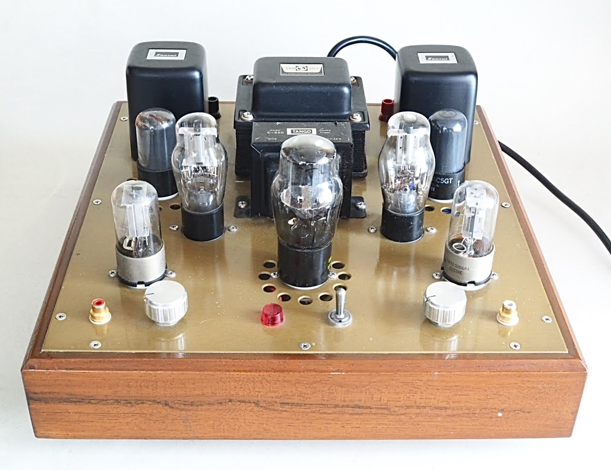 真空管アンプ ジャンク 部品取りサンスイ インスタント 4CA7 5AR4