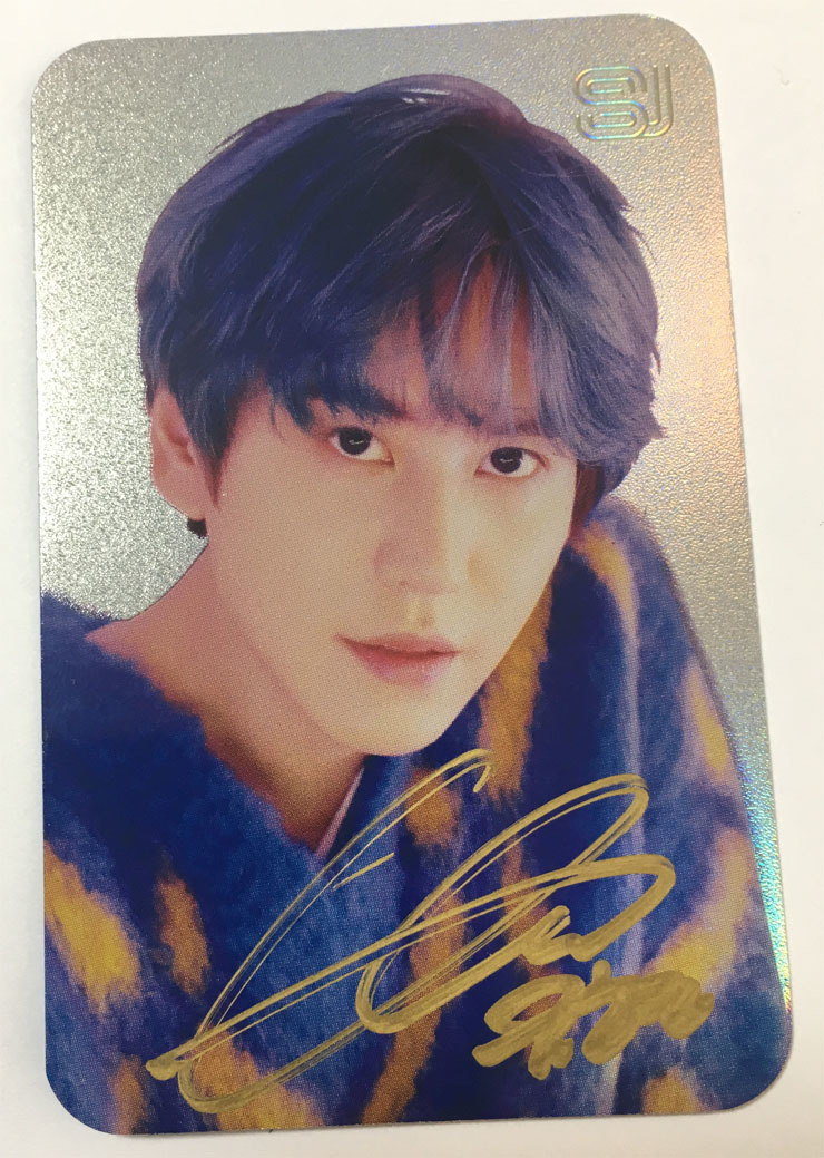 super junior キュヒョン Restart マレ－シア 入場 トレカ super