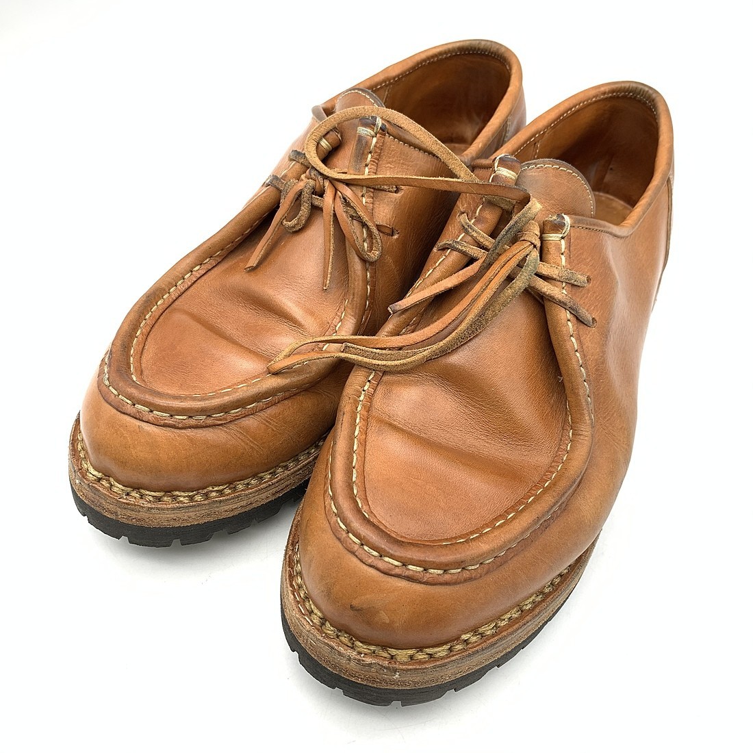 Guidi & Rosellini Orlando 1837 メンズ 本革 レザー シューズ 茶