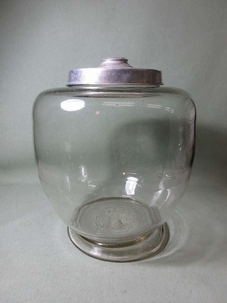 ゆらゆらガラス 駄菓子屋 ガラス瓶 地球瓶 アンティーク 昭和レトロ