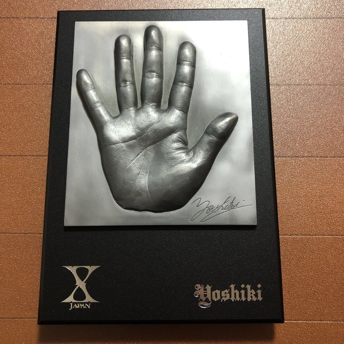 X X JAPANくじ YOSHIKIレプリカ手形 JAPANラスト賞☆Yoshikiレプリカ