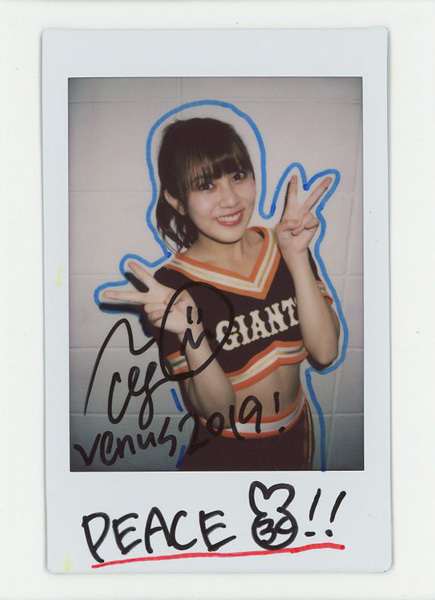 BBM 2019 巨人 チアリーダー舞 橋本なぎさ 直筆サインチェキ /10 BBM