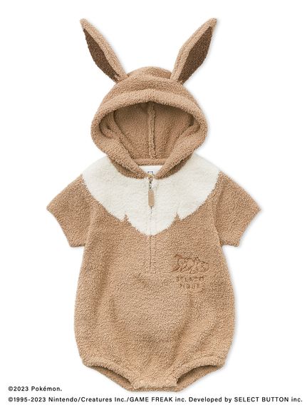 ポケモンスリープ】【メンズ】ベビモコ イーブイ パーカ＆ハーフパンツ