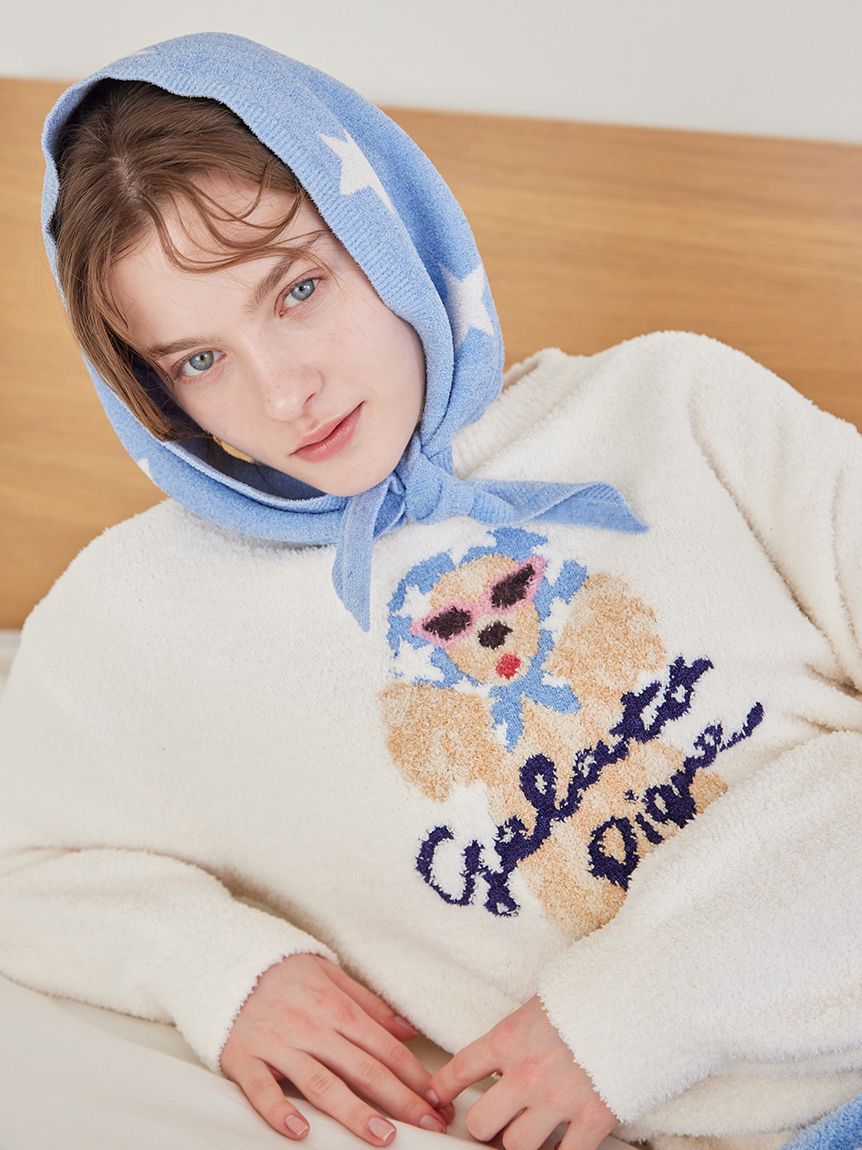 スカーフDOG ジャガードプルオーバー(ニットプルオーバー)｜ルーム