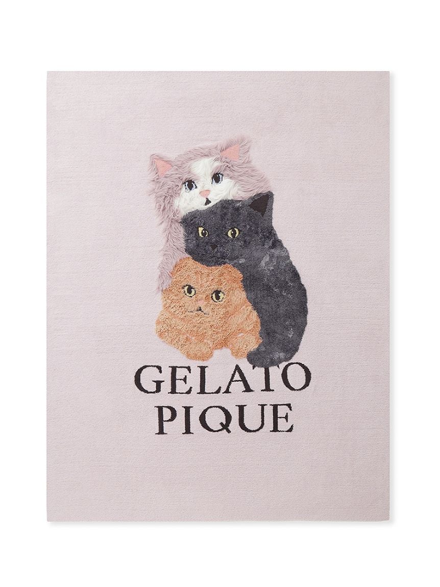 Sleep】CAT3柄 ジャガードマルチカバー(ブランケット・タオルケット