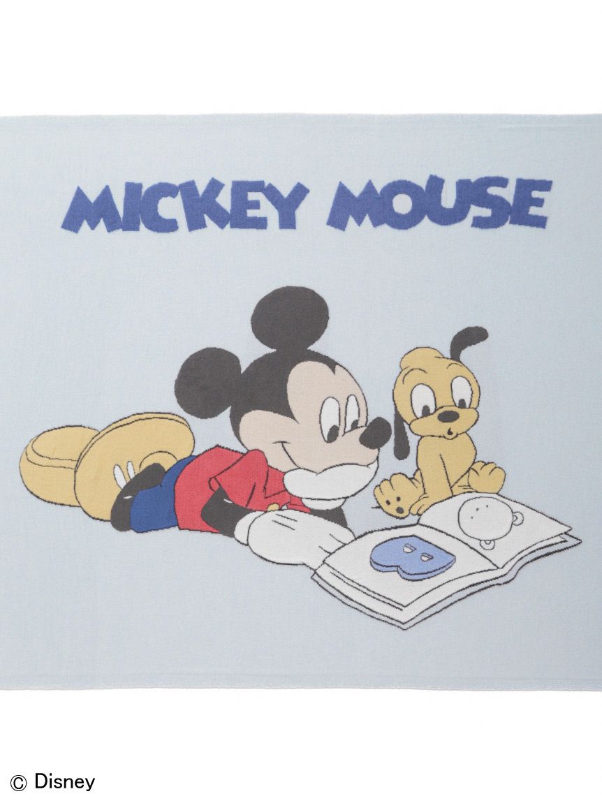 Sleep】Mickey&Minnie / ジャガードハーフケット(ブランケット