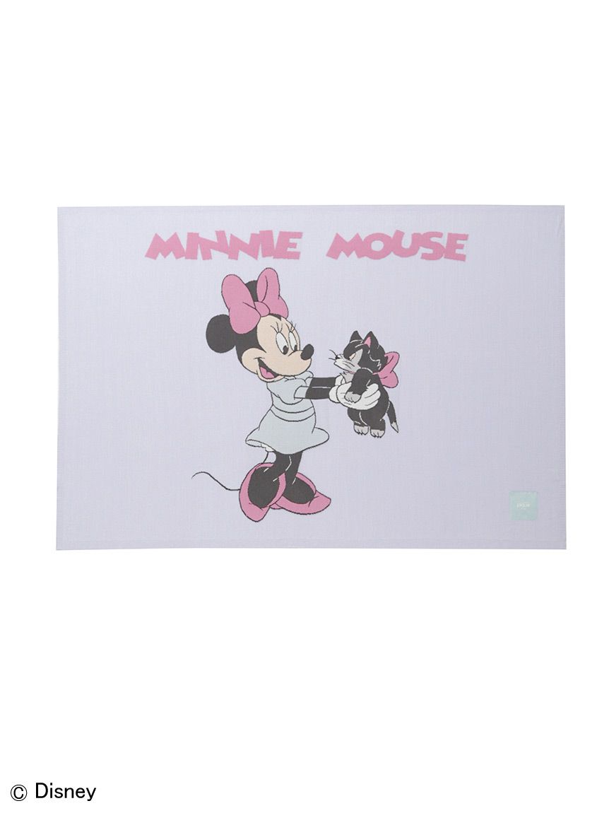 Sleep】Mickey&Minnie / ジャガードハーフケット(ブランケット