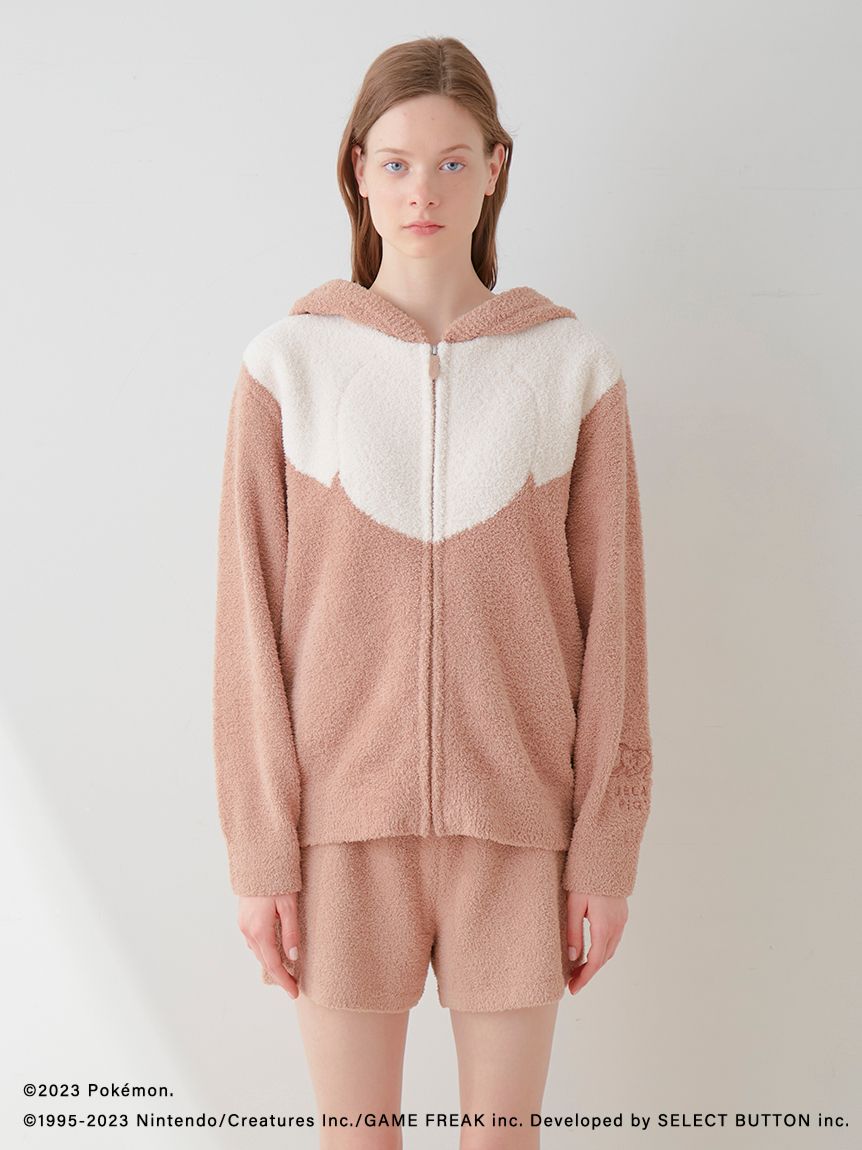 ポケモンスリープ】ベビモコ イーブイ パーカ＆ショートパンツセット