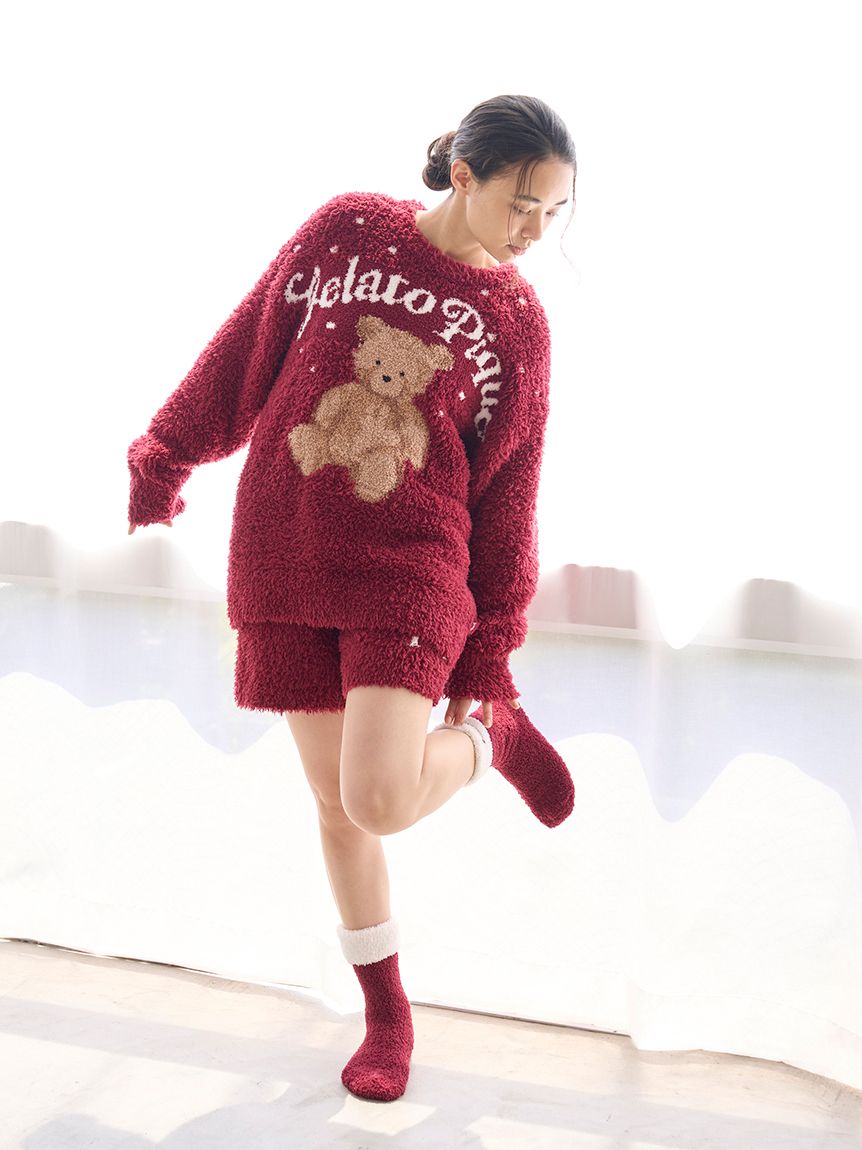 HOLIDAY】ジェラートスノーベアジャガードプルオーバー(ニットプル