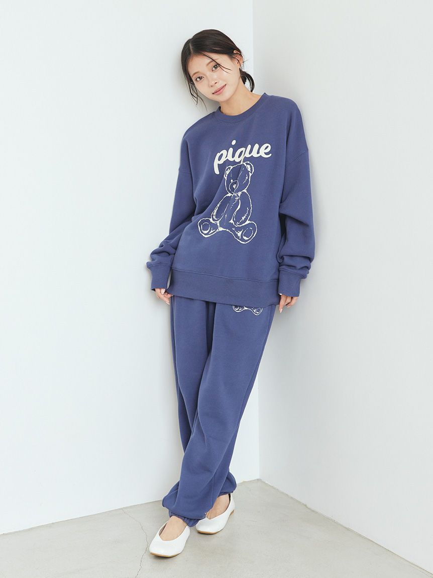 UNISEX】裏毛ワンポイントプルオーバー(トップス)｜ルームウェア