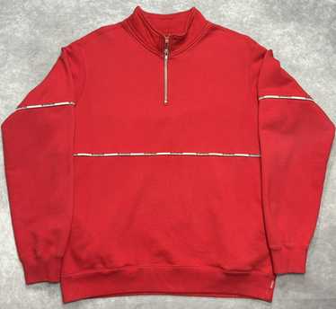 Supreme logo half zip - Gem