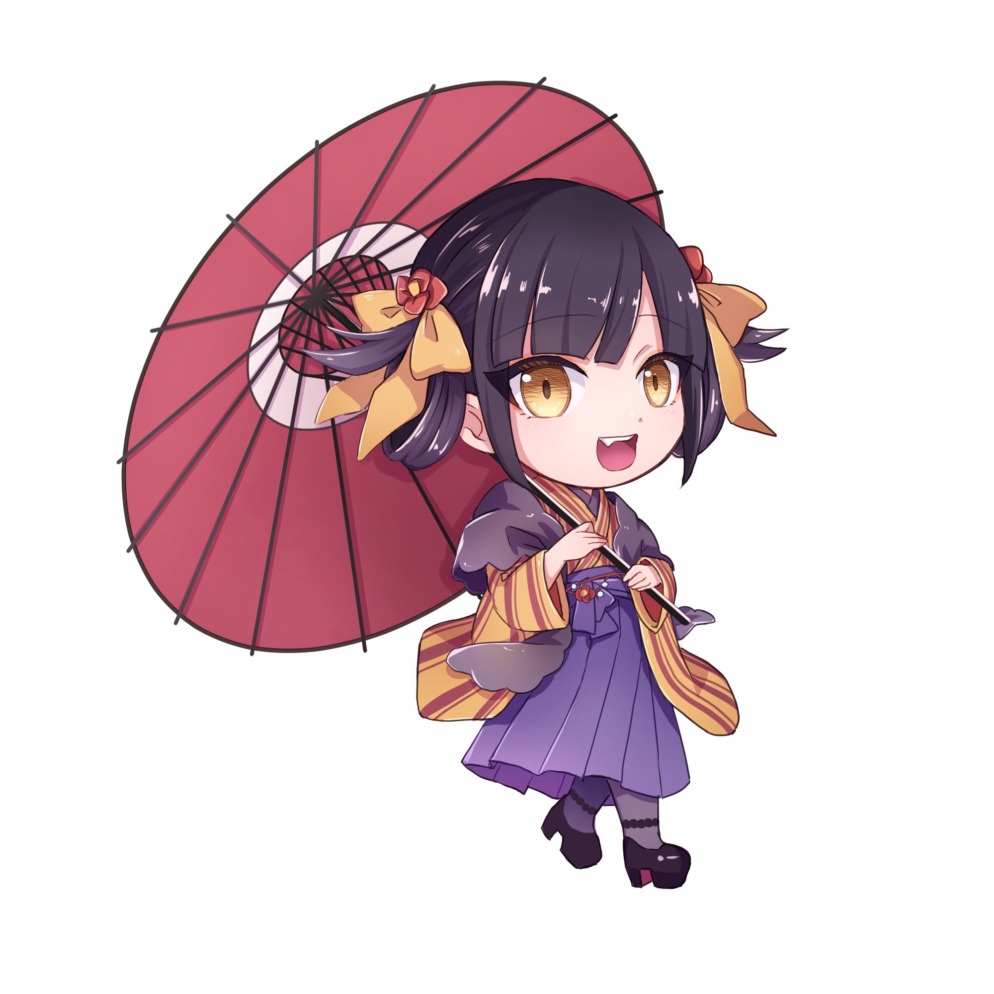 ハイカラ鬼「椿」SDイラスト - GENSEKI