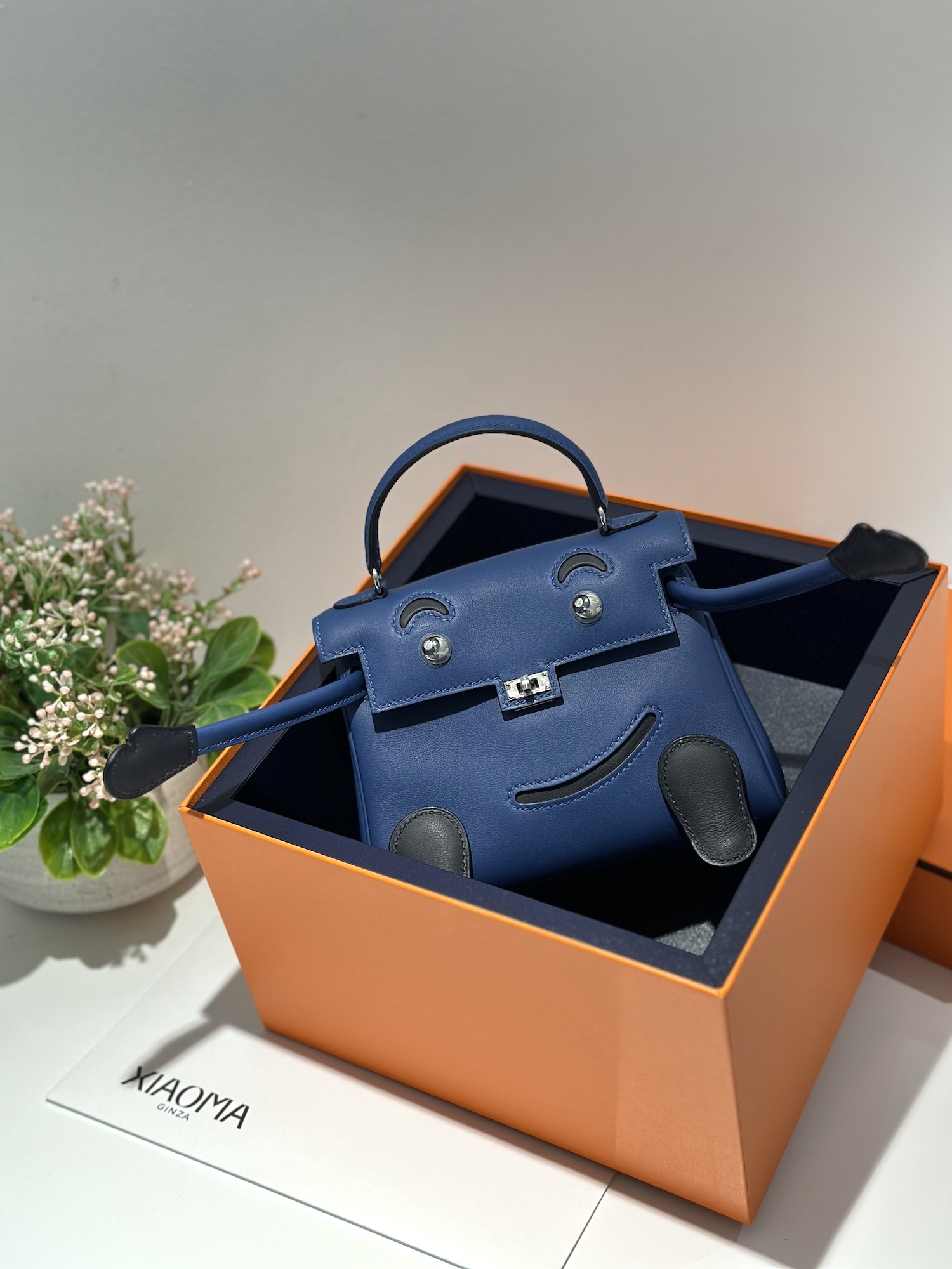 ランク N 新品 HERMÈS エルメス 限定品 ケリードール ブルータイ (P5