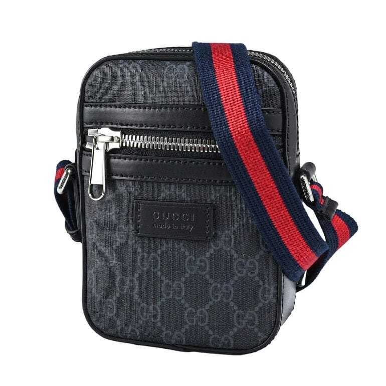 グッチ GUCCI ショルダーバッグ GGスプリーム メンズ ブラック 682357