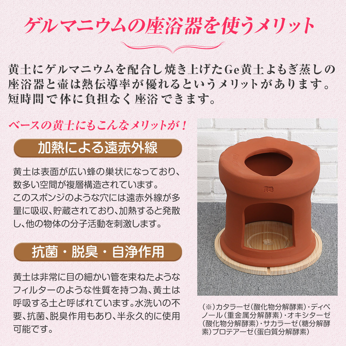 自宅でサロン気分】 Ge黄土 よもぎ蒸し セット ファンジン 正規品