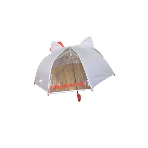 ハローキティ 耳付き傘 19295 キッズ傘 - 【Fillheartフィルハート