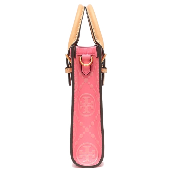 トリーバーチ ハンドバッグ ショルダーバッグ モノグラム ピンク