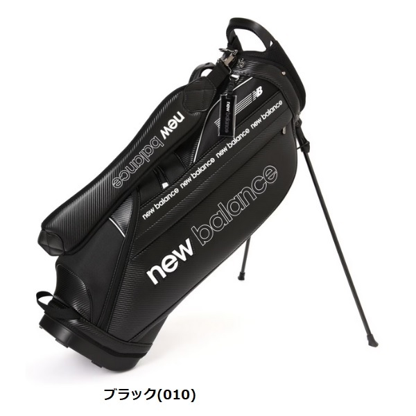 ニューバランス ゴルフ キャディバッグ エンボスPU×オックス×エナメル