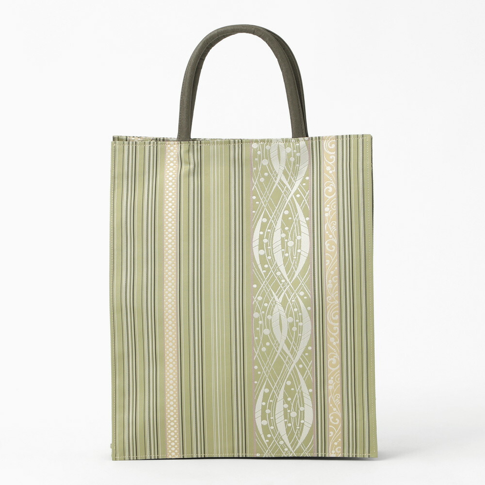 博多織 トートバッグ 日本製 正絹 和装 バッグ 献上柄 大きめ