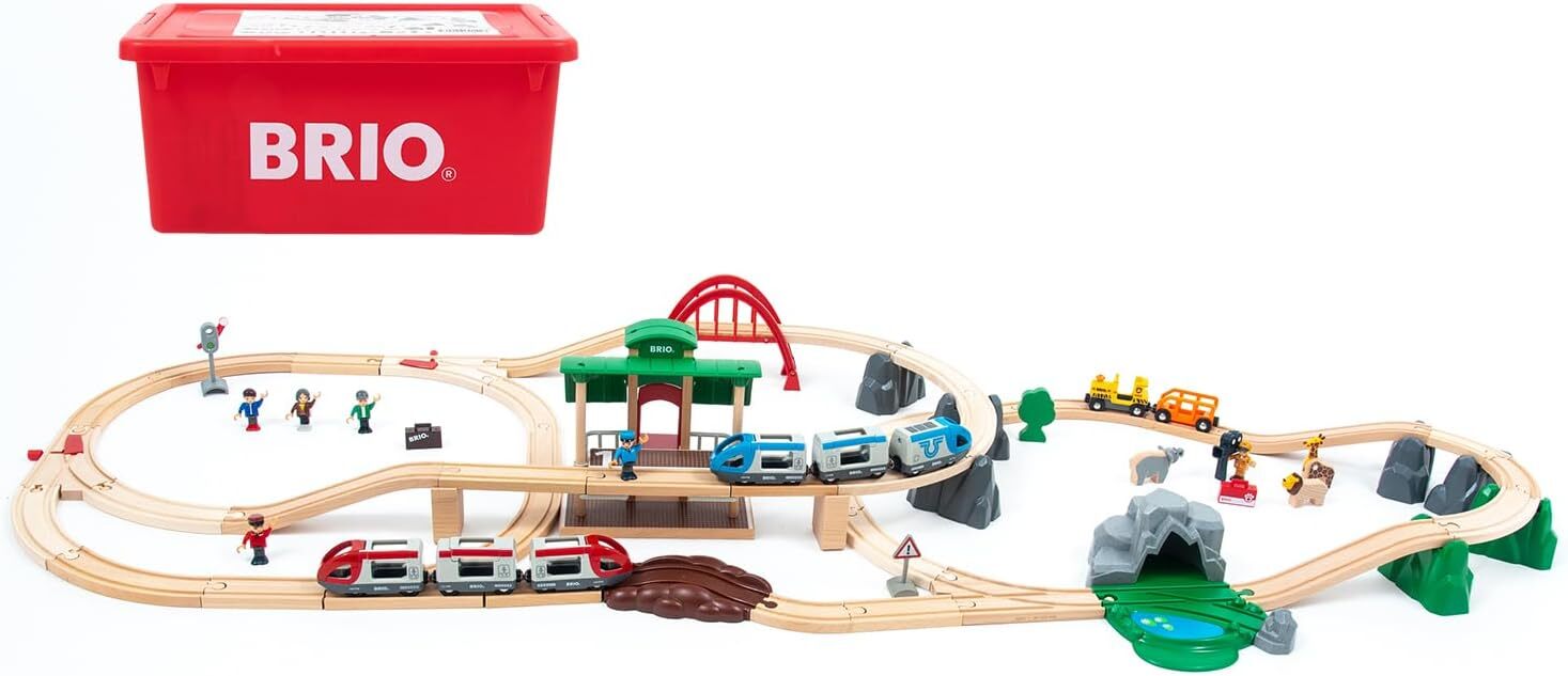 限定生産 BRIO (ブリオ) 2024年クリスマス限定レールセット 80000-142