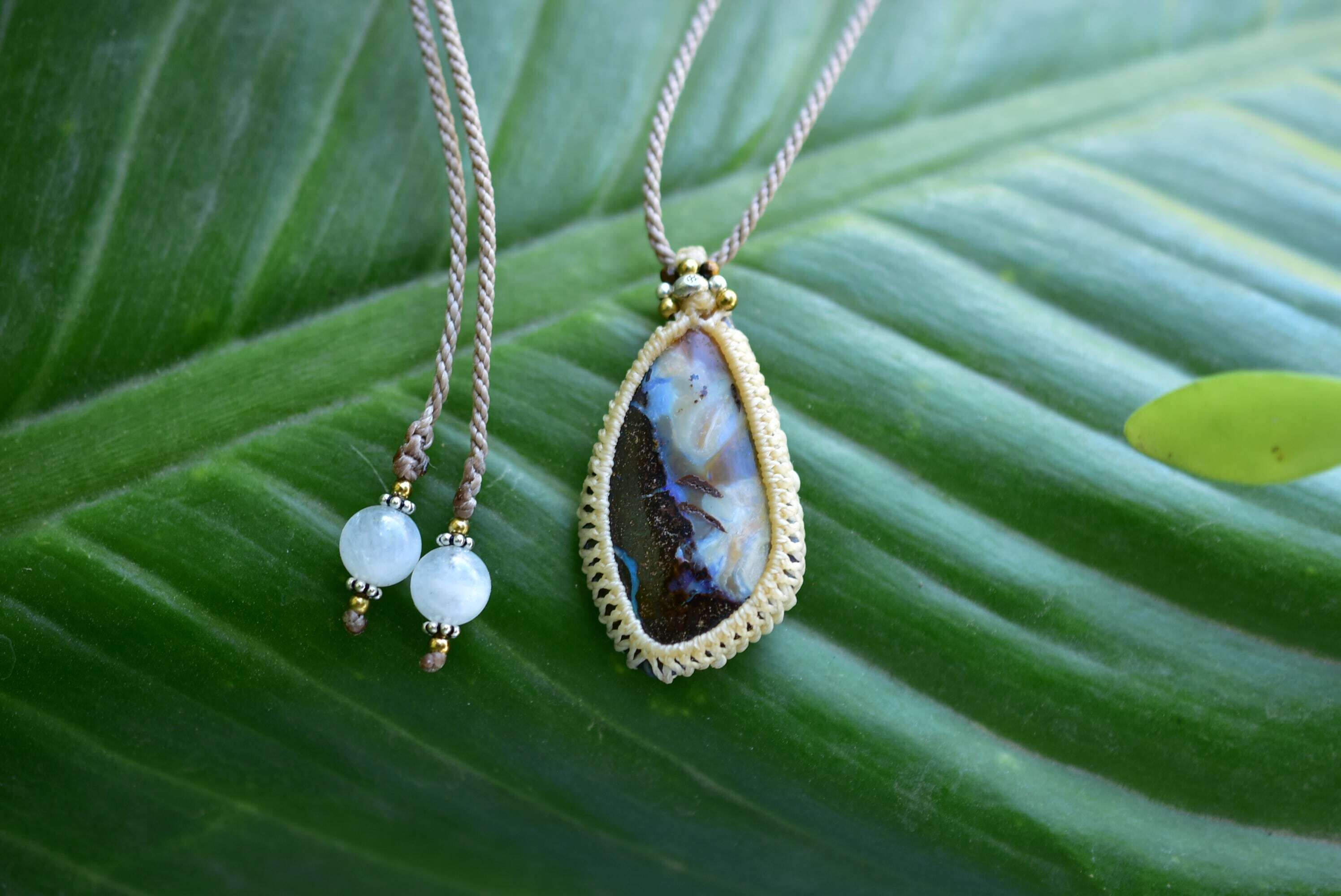 天然石】 【ハンドメイド】49ct大粒☆夢の海☆オーストラリア産