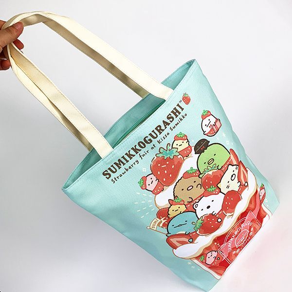 すみっコぐらし トートバッグ いちご すみっコ バッグ すみっこぐらし
