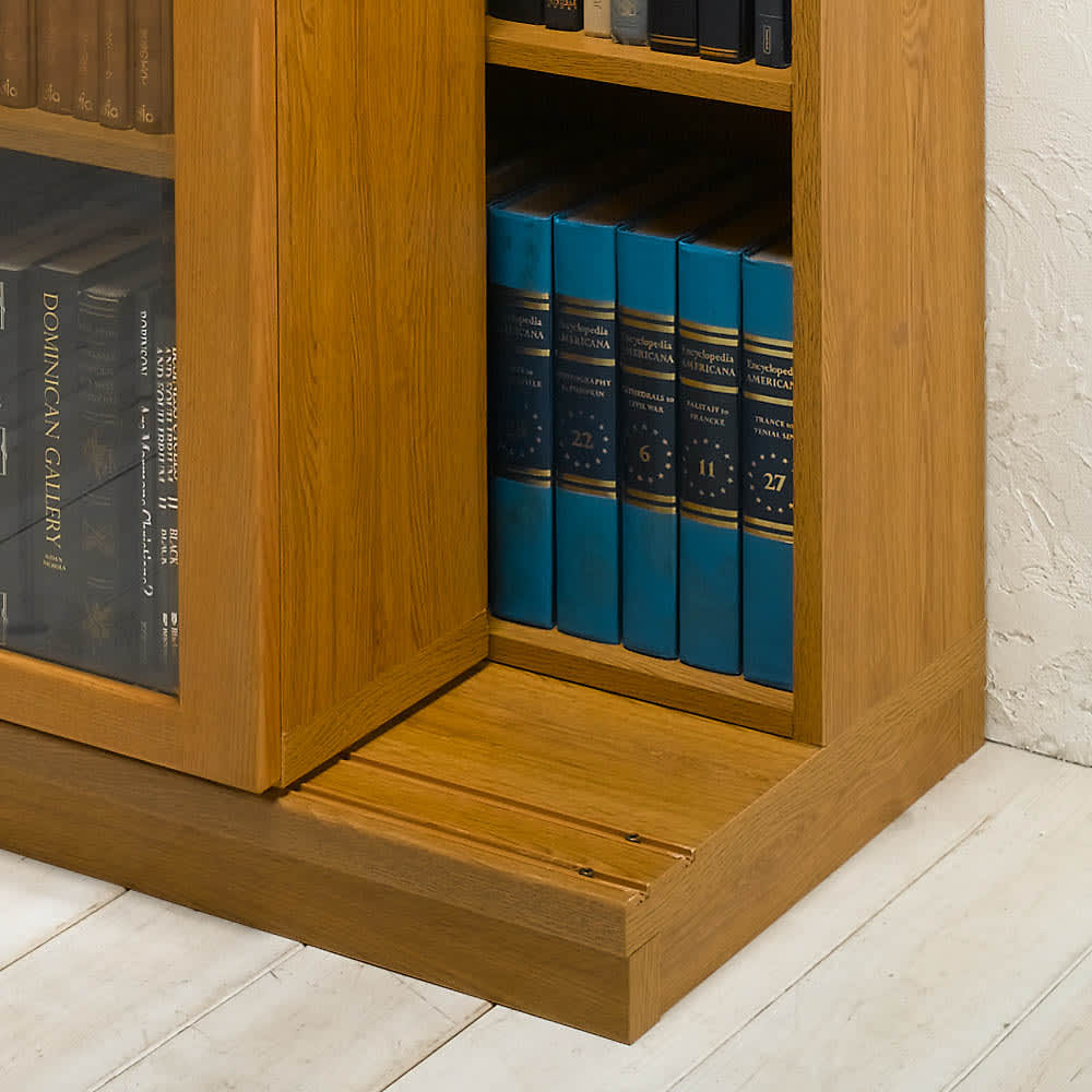 本格仕様 快適スライド書棚 オープン 2列 通販 - ディノス