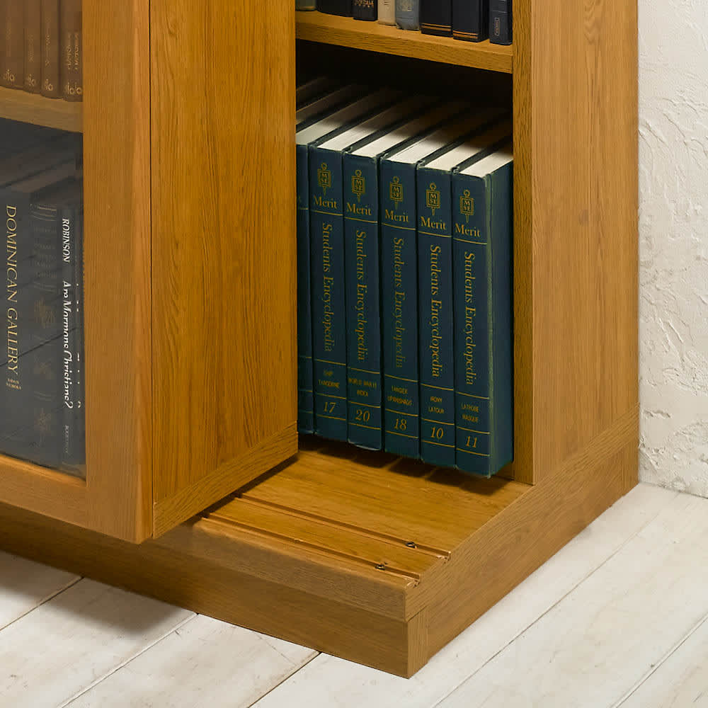 本格仕様 快適スライド書棚 オープン 2列 通販 - ディノス