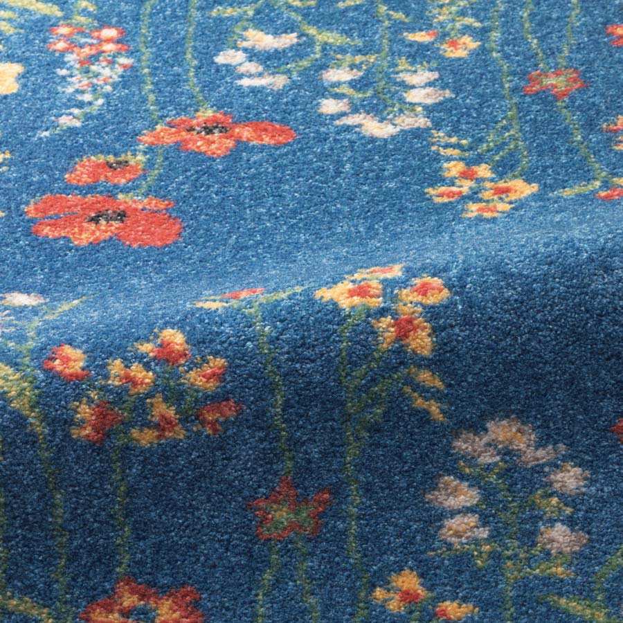 ベルギー製ウィルトン織 花柄ラグ 通販 - ディノス